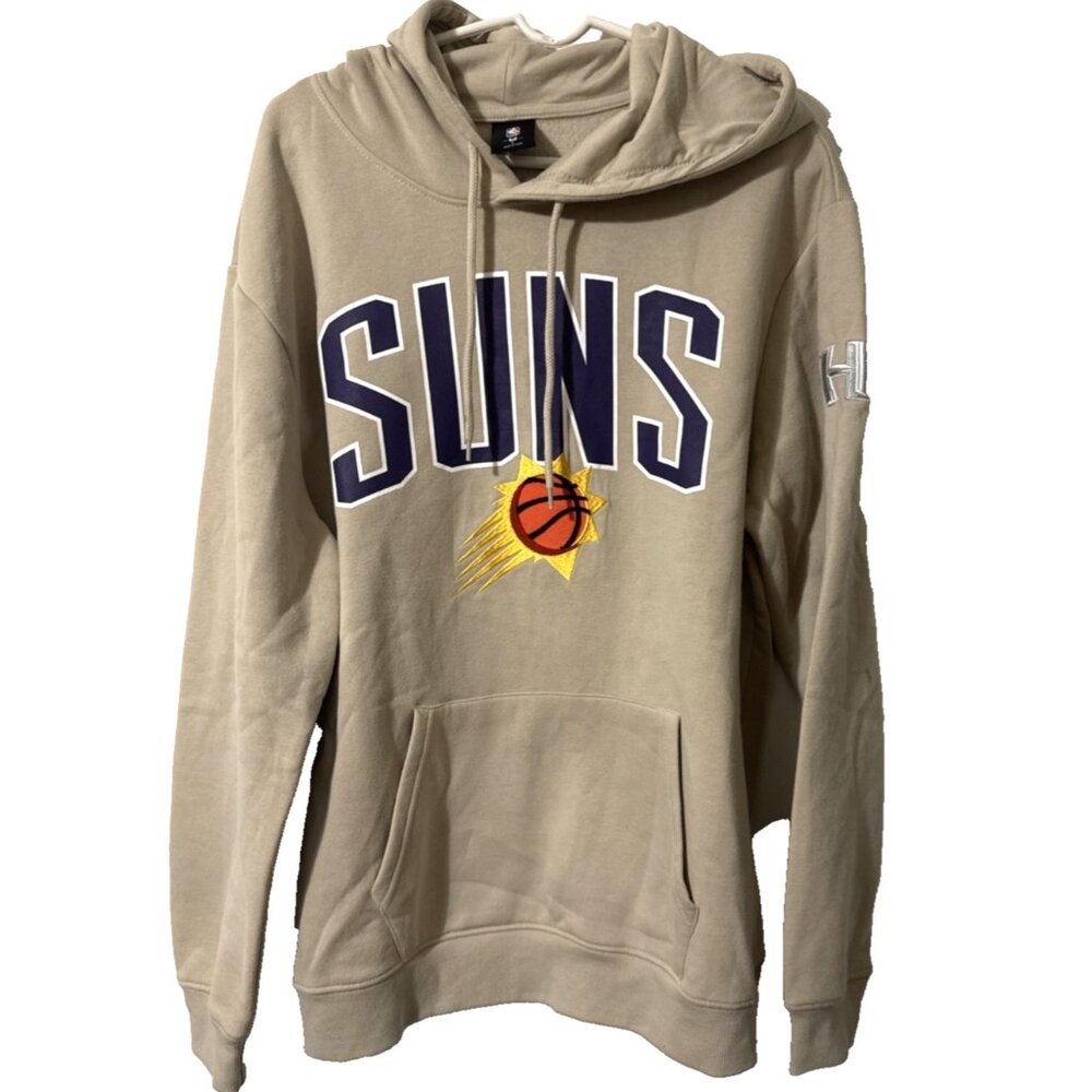 NBA Phoenix Suns Tan Pullover Hoodie Size Large